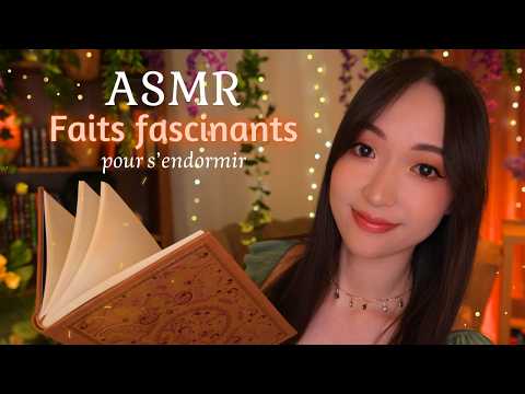 ASMR 🤫 Faits fascinants à écouter pour s’endormir 📖 Histoire, Nature, Langues... + Sons de Pluie 🌧️