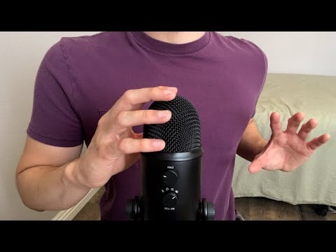 ASMR | Hand sounds, mouth sounds, and mic rubbing