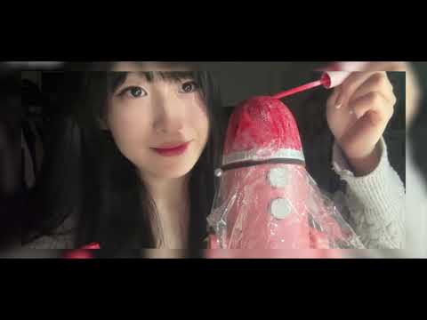 ASMR🎧 | Lip gloss brush microphone to aid sleep.Super comfortable trigger sound
