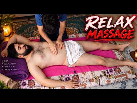 FULL BODY SLEEP ASMR TURKISH AMAZING MASSAGE-CHEST,LEG,FOOT,ARM,BACK,ABDOMEN