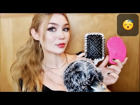 ASMR | FLUFFY MIC BRUSHING + Cupped Whispering