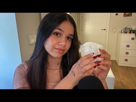 ASMR para calmar tu ANSIEDAD 🫧 | afirmaciones positivas, papel de burbujas