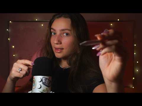 Invisible Writing ASMR (Autumnal trigger words + Foam mic scratch sounds) 🍂✍️😴 | Tingletober Day 2