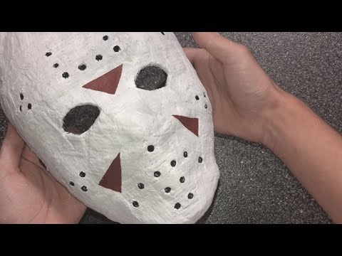 [ASMR] Creating Jason Voorhees' Mask | Part 2