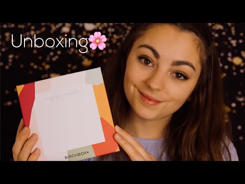 ASMR FRANCAIS ♡ UNBOXING BIRCHBOX DE MAI / TAPPING / COUVERCLE ♡