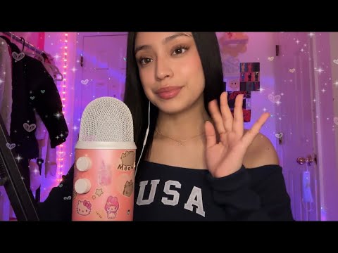 ASMR - Hand Movements,Face Tracing & Touching + Positive Affirmations 🤍