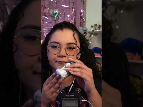 ASMR Sons de potinho com comprimido