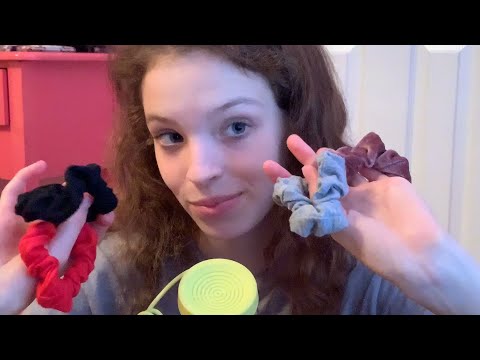 ASMR doing your hair/invisible  hair brushing/curling(personal attention)