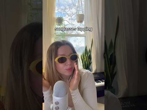 I love glasses tapping🤤 #asmr #asmrtapping #tapping #tingles #asmrsounds #sleepsounds