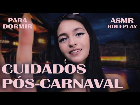 [ASMR] PÓS CARNAVAL ☾ Durma c/ Creme, Massagem, Inaudível, Atenção Pessoal (Ressaca, Dor de Cabeça)