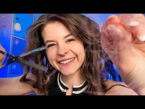 ASMR - Friseurbesuch 💛 Ich schneide und Färbe deine Haare 💤