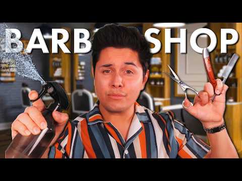 Looksmaxxing Haircut & Shave Appointment | ASMR Barbershop Roleplay