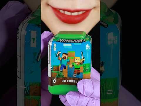 MINECRAFT ERASER UNBOXING ASMR
