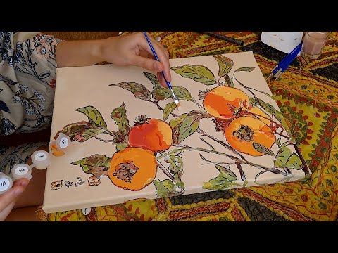 ASMR Painting by numbers (I didn't like it) Soft voice, Russian accent