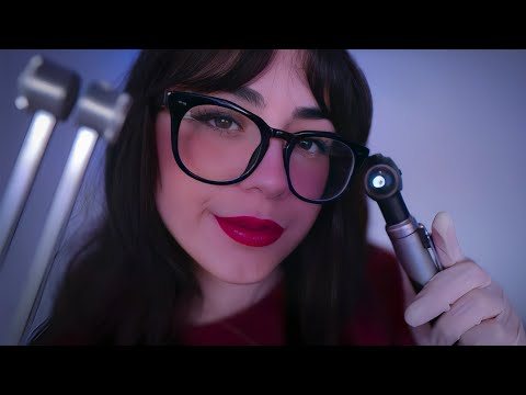 ASMR Ear Exam & Cleaning | Otoscope & Tuning Fork