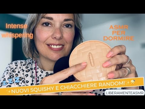 ASMR ITA Intense Whispering Triggers✨Nuovi squishy e chiacchiere su Vinted!✨😴 #asmrperdormire 