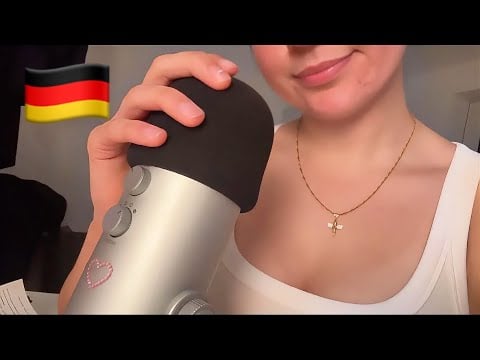 Doing asmr in German! 🇩🇪