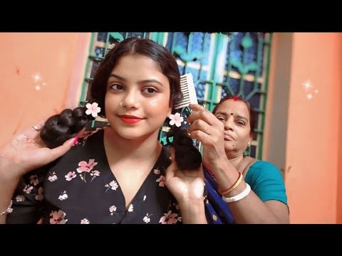 ASMR | My Grandmother Doing My Old Hairstyle | 🥹💆