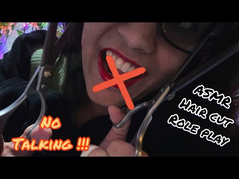 ASMR Hair Cut Role Play No Talking ✂️