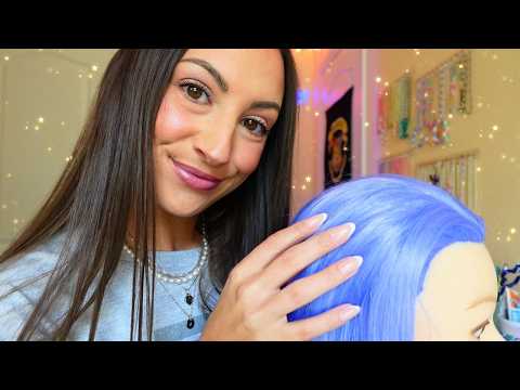ASMR Gentle Hair Play & Whispered Rambles ღ (lice check, scratching, clipping, brushing)