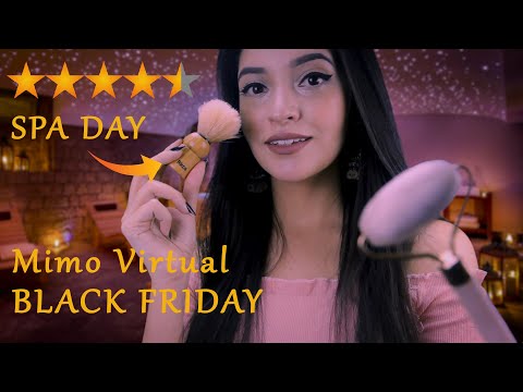 ASMR SPA DAY COMPLETO ✨ Hidratação no Cabelo, Máscara Facial, Massagem nas Costas, Scalp 🌟 ASMR BR