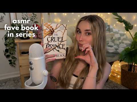 ASMR My Fave Book in Different Series (whispered, book triggers)