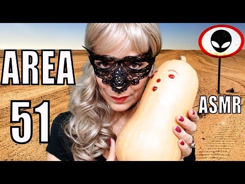 ASMR UNA CALABAZA EN EL AREA 51👽PUMPKIN🛸R.P.