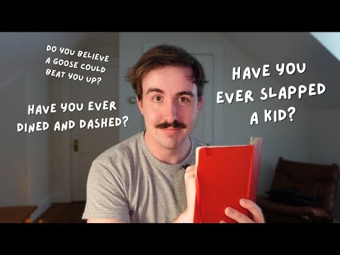 ASMR 100 personal questions you do NOT want to say yes to...