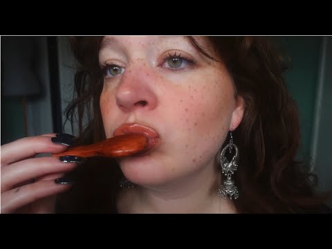 ASMR wooden spoons and wooden fork sounds (no talking, intense mouth sounds)