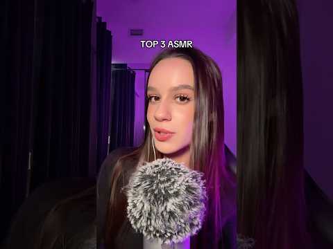 TOP 3 ASMR TRIGGERS ❤️ #asmr #asmrvideo #asmrsounds #sleep #tingles