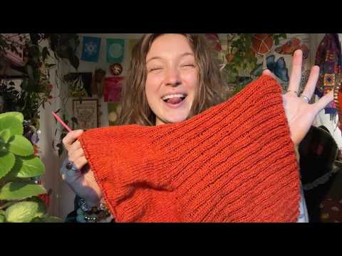 ✨🧶I Volunteer as Your Chatty Co-worker (whispered knit with me)🧶✨ NO MIDROLL ADS