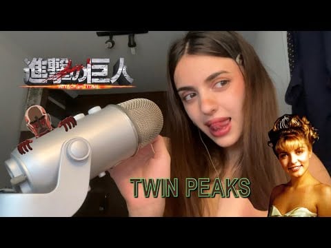 ASMR | Relacionando SHINGEKI NO KYOJIN y TWIN PEAKS ☕️⚔️