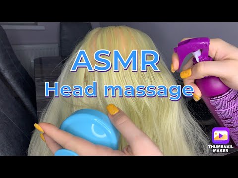 ASMR HEAD MASSAGE RELAX АСМР МАССАЖ ГОЛОВЫ РАСЧЁСЫВАНИЕ ВОЛОС РАССЛАБЛЕНИЕ И ПРИКОСНОВЕНИЯ