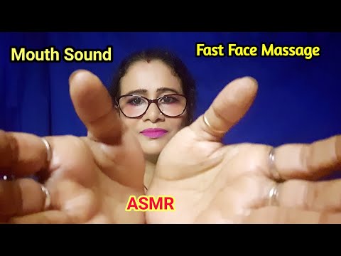 Fast Face MASSAGE Asmr Mouth Sounds 💆‍♀️| Asmr Ghosal