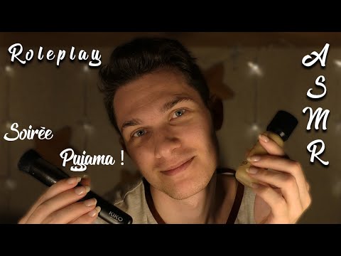 ASMR Roleplay : Soirée pyjama avec moa ! 💖 ( Visuel et un peu de son )