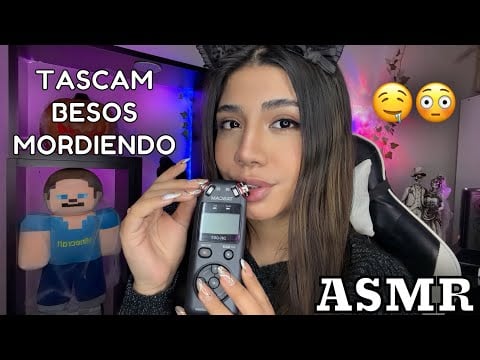 ASMR español / TASCAM (MORDIÉNDOTE, COMO TUS OREJAS, BESITOS, TAPPING y más) + 1000% relajante
