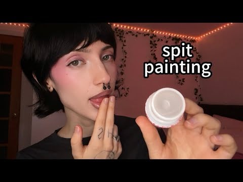 Spit Painting you with a Brain Licker 👅 ASMR 