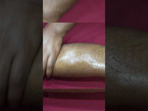 Calve Massage Pure ASMR Satisfaction | Pain Relief Leg Massage ASMR #shorts #calves #massage
