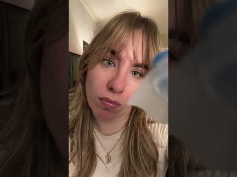 #asmr face inspection with gloves