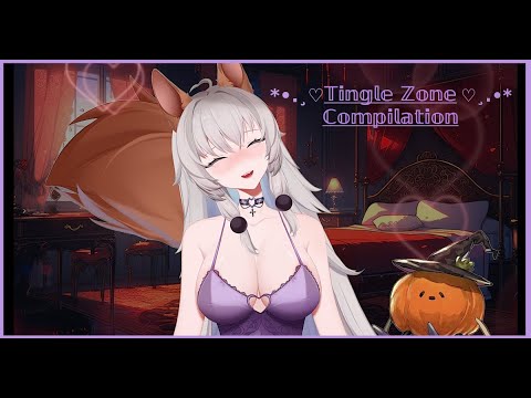 [VTUBER 3Dio ASMR] Binaural triggers to sink you! [NO TALKING]- Tingle Zone Compilation-10/28/23