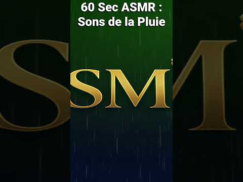 60 Sec ASMR : Sons de la Pluie  #asmr #relax #relaxation