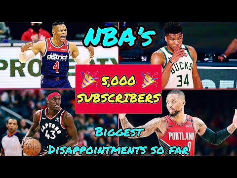 Biggest Disappointments *So Far* This NBA Season 🏀 (ASMR) 5,000 Subscribers Video 🎉