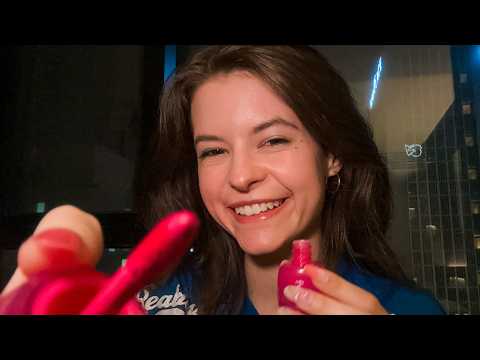 ASMR - BESTE FREUNDIN schminkt dich bei Nacht 💤