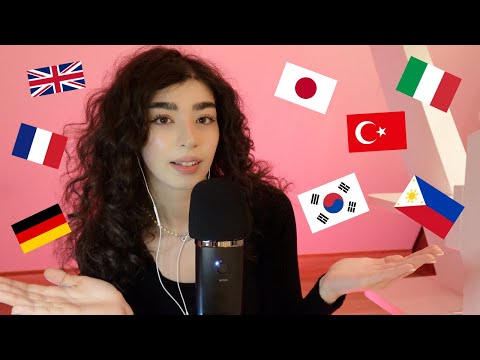 ASMR Trigger Words in Different Languages