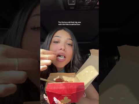 CANADA DID THEIR BIG ONE WITH TIMS 😍 #asmr