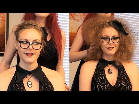 ♥ ASMR Hair Brushing #8 - Goth Girl Cosplay Tingle Triggers Soft Spoken Scalp Massage ♥