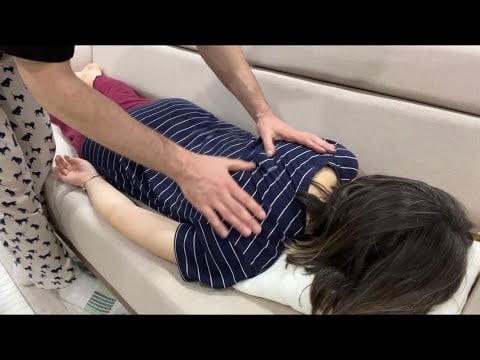 Relaxing Back Massage | Soothing Leg Massage | Low Back Massage with Massager | ASMR for Sleeping