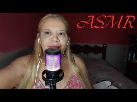 #ASMR # Falando do Natal para vocês # com sons do pacote de algodão.  🥱🥱💤