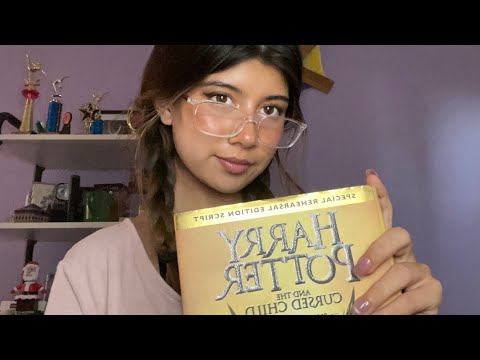 ASMR kind of weird school librarian helps you check out a book (soft spoken)