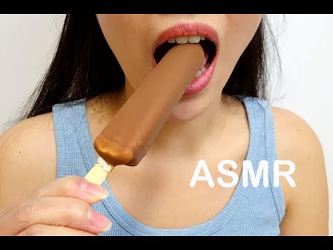 ASMR Crunchy Ice Cream Eating Sounds | No Talking